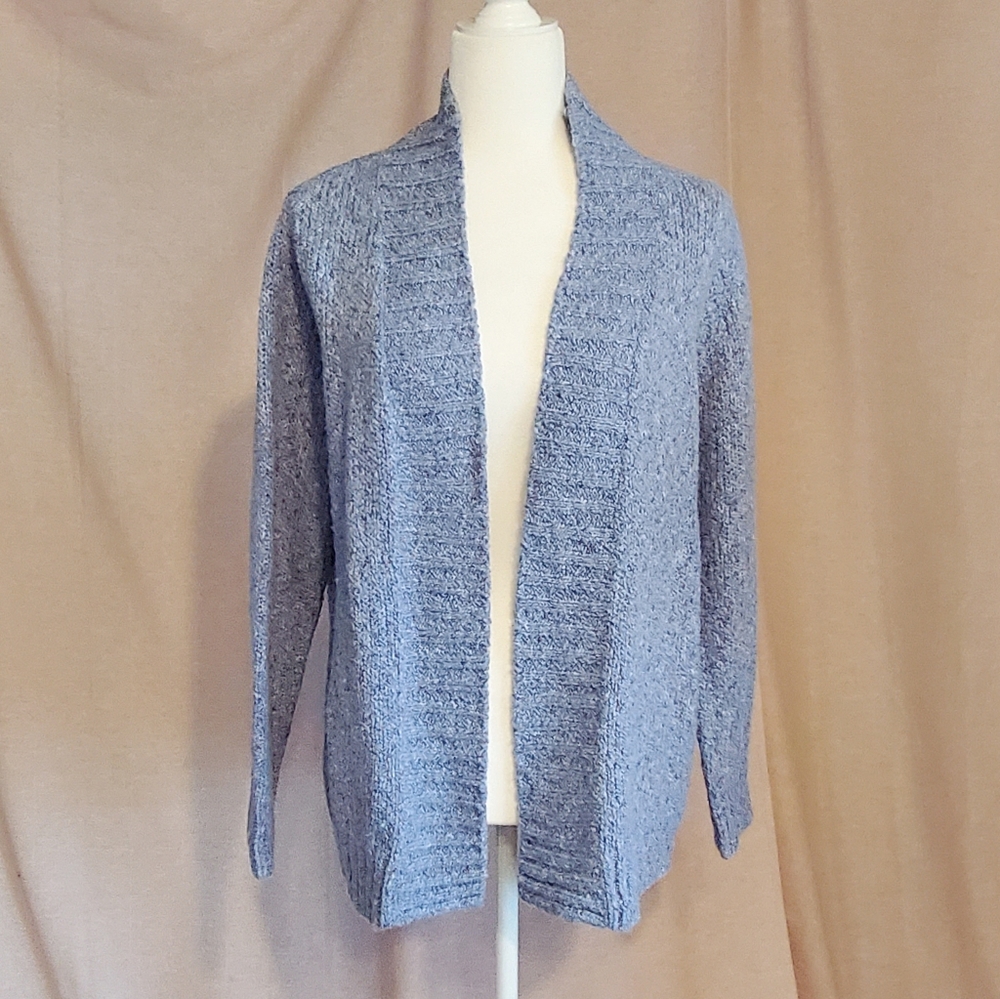Blue cardigan
